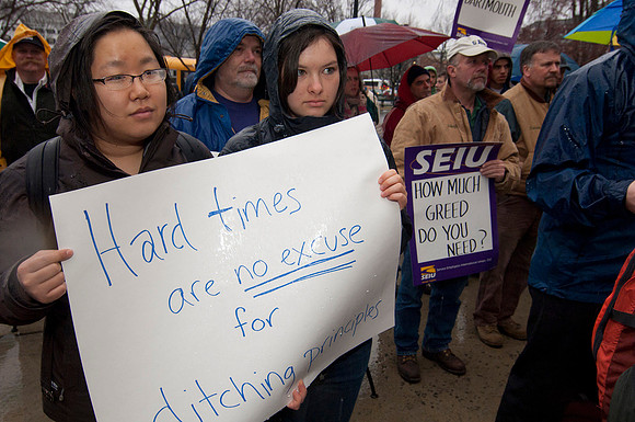 Dartmouth Health Care Protest