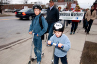 Vermont Unions and WOrkers Rally against visit by RNC Chair Rence Preibus
