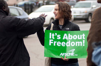 Vermont Unions and WOrkers Rally against visit by RNC Chair Rence Preibus